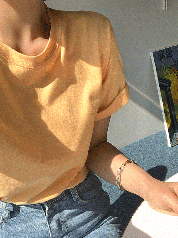 [만원의 행복]아이폴 라운드 티셔츠 (13color)